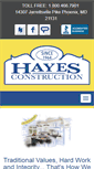 Mobile Screenshot of hayesconstruction.net